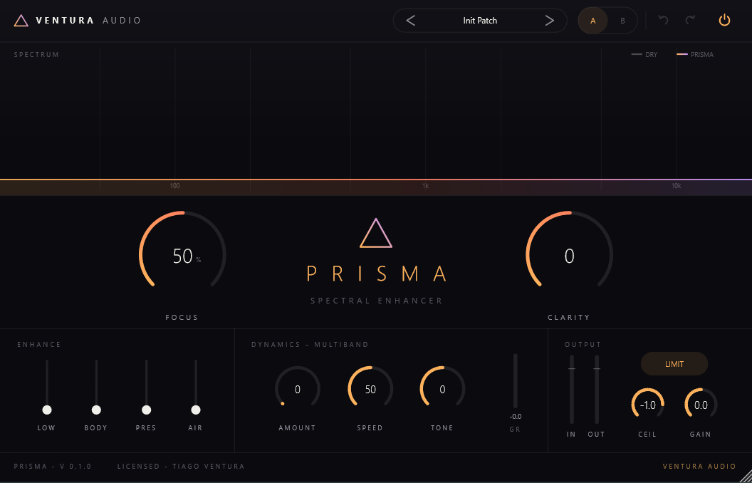 PRISMA - interface